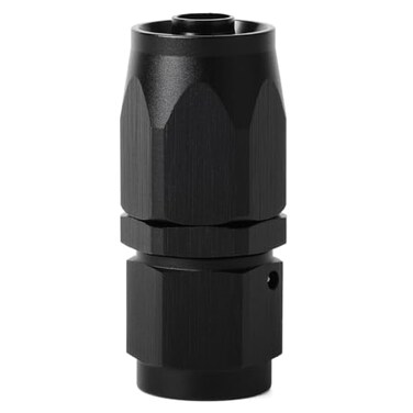Podavelle 6AN Straight Hose End Fitting Swivel Aluminum Black