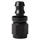 Podavelle 6AN Straight Push Lock Hose Fitting End Adapter Aluminum Black