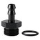 Podavelle 8AN 8 ORB to 516 Hose Barb Straight Fitting Adapter Aluminum Black