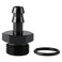 Podavelle 8AN 8 ORB to 516 Hose Barb Straight Fitting Adapter Aluminum Black