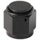 Podavelle 8AN Female Flare Cap Port Plug Block Off Fitting Nut Adapter Aluminum Black
