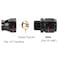 Podavelle 8AN Female Flare to 12 Hardline Compression Fitting Adapter Straight Aluminum Black