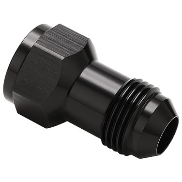 Podavelle 8AN Female Flare to 8AN Male Flare Extension Fitting Adapter Straight Aluminum Black