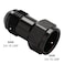 Podavelle 8AN Female Flare to 8AN Male Flare Extension Fitting Adapter Straight Aluminum Black 2PCS