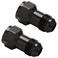 Podavelle 8AN Female Flare to 8AN Male Flare Extension Fitting Adapter Straight Aluminum Black 2PCS