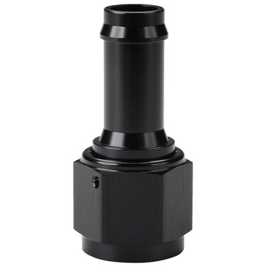 Podavelle 8AN Female to 12 Barb Hose Fitting Adapter Straight Swivel Aluminum Black