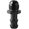 Podavelle 8AN Male Flare to 12 Hose Barb Straight Fitting Adapter Aluminum Black