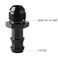Podavelle 8AN Male Flare to 12 Hose Barb Straight Fitting Adapter Aluminum Black
