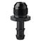 Podavelle 8AN Male Flare to 38 Hose Barb Straight Fitting Adapter Aluminum Black