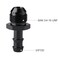 Podavelle 8AN Male Flare to 38 Hose Barb Straight Fitting Adapter Aluminum Black
