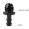 Podavelle 8AN Male Flare to 38 Hose Barb Straight Fitting Adapter Aluminum Black