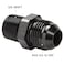 Podavelle 8AN Male Flare to 38 NPT Fitting Adapter Union Connector Straight Aluminum Black Pack of 2