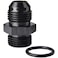 Podavelle 8AN Male Flare to 8AN ORB Oring Boss Fuel Pump Rail Adapter Fitting Aluminum Black