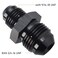 Podavelle 8AN to 6AN Male Flare Reducer Union Adapter Fitting Aluminum Black