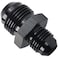 Podavelle 8AN to 6AN Male Flare Reducer Union Adapter Fitting Aluminum Black