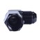 SYKRSS 4AN Aluminum Anodize Finish MaleFemale 90 Degree Flare Bulkhead Fitting Adapter AN4 Black