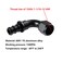 Ucreative 12AN 90 Degree Push Lock Hose Fitting End Black 2PCS
