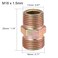 X AUTOHAUX 3pcs 38 NPT to M18 x 15mm Male Straight Air Hose Fitting Connector Adapter