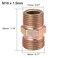 X AUTOHAUX 3pcs 38 NPT to M18 x 15mm Male Straight Air Hose Fitting Connector Adapter