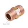 X AUTOHAUX 3pcs 38 NPT to M18 x 15mm Male Straight Air Hose Fitting Connector Adapter