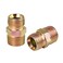 X AUTOHAUX 3pcs M16 x 15mm to 38 NPT Male Straight Air Hose Fitting Connector Adapter