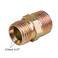 X AUTOHAUX 3pcs M16 x 15mm to 38 NPT Male Straight Air Hose Fitting Connector Adapter