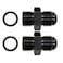 YSIL 6AN Male Flare to 8AN ORB Fuel Pump Rail Fitting Adapter Aluminum 2PCS