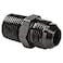 Podavelle 10AN Male Flare to 12 NPT Pipe Male Fitting Adapter Union Connector Straight Aluminum Black