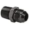 Podavelle 10AN Male Flare to 12 NPT Pipe Male Fitting Adapter Union Connector Straight Aluminum Black