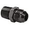 Podavelle 10AN Male Flare to 12 NPT Pipe Male Fitting Adapter Union Connector Straight Aluminum Black
