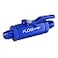 X AUTOHAUX Car Motorcycle AN66AN ORB 91618 SAE Thread 3818 NPT Thread Male Flare Fitting Aluminum Alloy Inline Fuel Shut Off Valve 38 Flow Control Cut Off Valve WCable Lever Blue