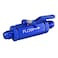 X AUTOHAUX Car Motorcycle AN66AN ORB 91618 SAE Thread 3818 NPT Thread Male Flare Fitting Aluminum Alloy Inline Fuel Shut Off Valve 38 Flow Control Cut Off Valve WCable Lever Blue