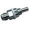STEBER 8AN Male Flare Bulkhead to 38 Hose Barb Fuel Tank Fitting Adapters Aluminum