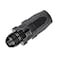EVIL ENERGY 8AN Male Hose End Fitting for CPE Fuel Hose Aluminum Straight Black