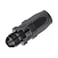 EVIL ENERGY 8AN Male Hose End Fitting for CPE Fuel Hose Aluminum Straight Black