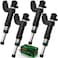 DAVRPES 4PCS 166001KT0A FJ1192 Fuel Injector Nozzle 6 Holes Disc Engine For Nissan Versa 20122019 Versa Note 20142016 4 Cyl 16L HR16DE Replace166001KT0A6779984212379
