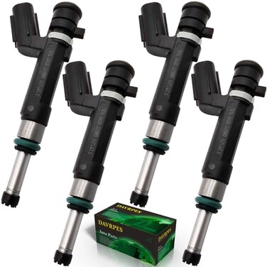DAVRPES 4PCS 166001KT0A FJ1192 Fuel Injector Nozzle 6 Holes Disc Engine For Nissan Versa 20122019 Versa Note 20142016 4 Cyl 16L HR16DE Replace166001KT0A6779984212379
