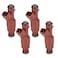X AUTOHAUX 4 Pcs No353102E000 Flow Matched Fuel Injector for Hyundai Elantra 18L 20112013 Fuel Injector Nozzle