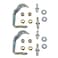 IBESTWOLF 38456 Pair Door Hinge Pin and Bushing Kit Front Driver Side Compatible with 19992007 Chevrolet Silverado GMC Sierra Yukon Cadillac