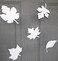 DCentral Falling Leaves Flexible Vinyl Screen Magnets DoubleSided Safety WhiteEasier to See Day Night Helps to Stop Walking into Screens for NonRETRACTABLES Size Varies by Leaf Avg 4 x 4