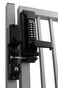 Lockey USA Sumo GL2 DC Jet Black Marine Grade Mechanical Double Combination Surface Mount Lever Gate Lock GL2JBMGDC Large