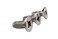 Hinge Outlet Satin Nickel Machine Screws for Door Hinges 1224 Thread x 12 Length 24 Pack