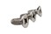 Hinge Outlet Satin Nickel Machine Screws for Door Hinges 1224 Thread x 12 Length 24 Pack