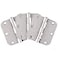 Design House Plain Bearing Door Hinge 3Pack 312 x 312 in 58 in Radius Satin Nickel Steel Removable Pin 181412