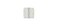 Deltana S35R514 312 x 312 x 58 Radius Hinge Residential Thickness Bright Nickel Finish