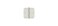 Deltana S35R514 312 x 312 x 58 Radius Hinge Residential Thickness Bright Nickel Finish