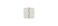 Deltana S35R514 312 x 312 x 58 Radius Hinge Residential Thickness Bright Nickel Finish