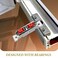 Mobestech Stainless Steel Sliding Door Wheels Replacement Kit with Nylon Bearings for Smooth Quiet Operation on Patio Closet Wardrobe Doors 2 Pack