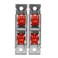 Mobestech Stainless Steel Sliding Door Wheels Replacement Kit with Nylon Bearings for Smooth Quiet Operation on Patio Closet Wardrobe Doors 2 Pack
