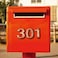 Jerrybaby 39 Inch House Numbers ABS Engineering Plastics 1 Pc SelfAdhesive Numbers for Apartment Hotel Door Waterproof Brass Address Number 8